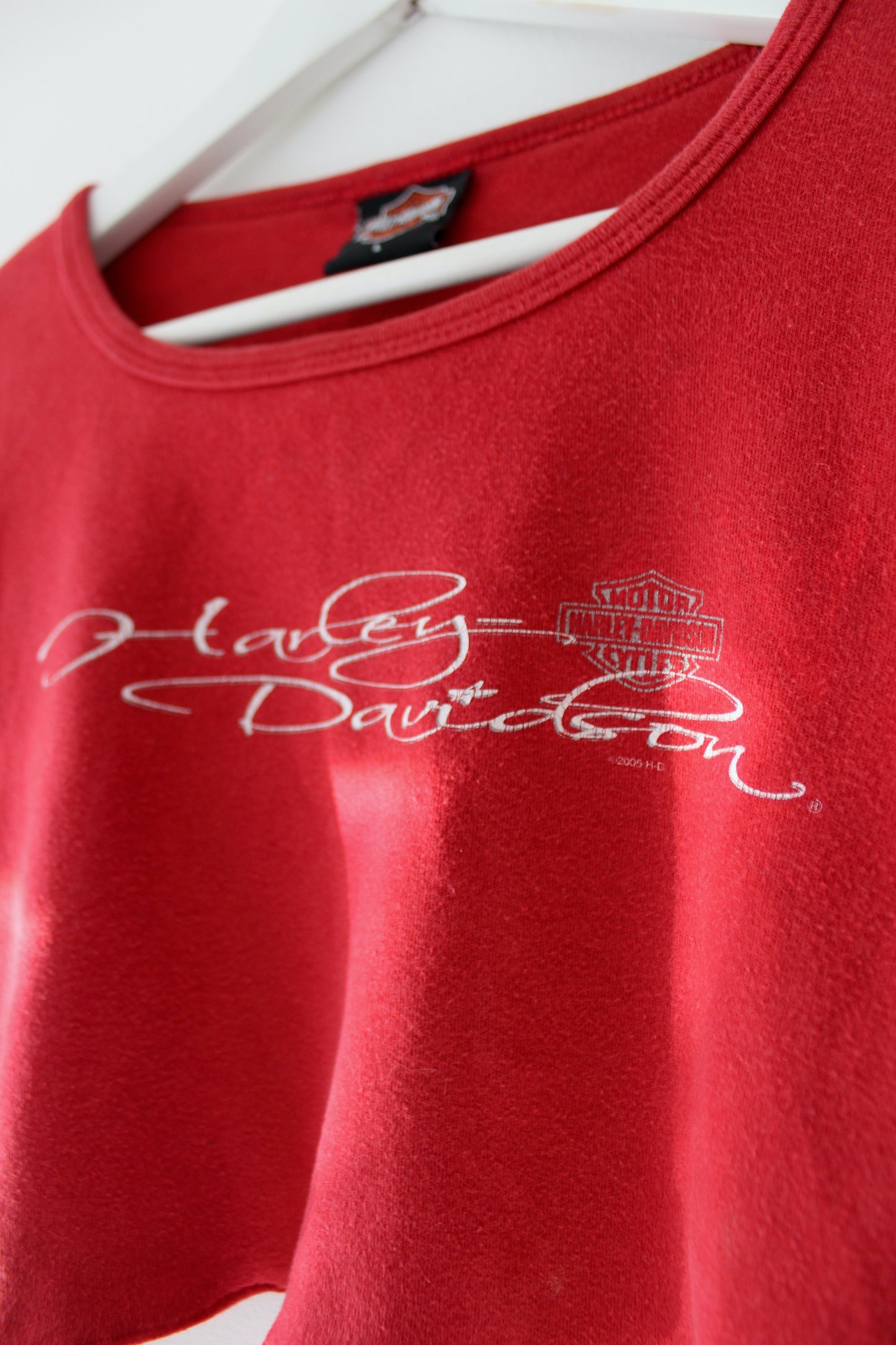HARLEY DAVIDSON CUSTOM CROP TOP - CLOSET LUNA