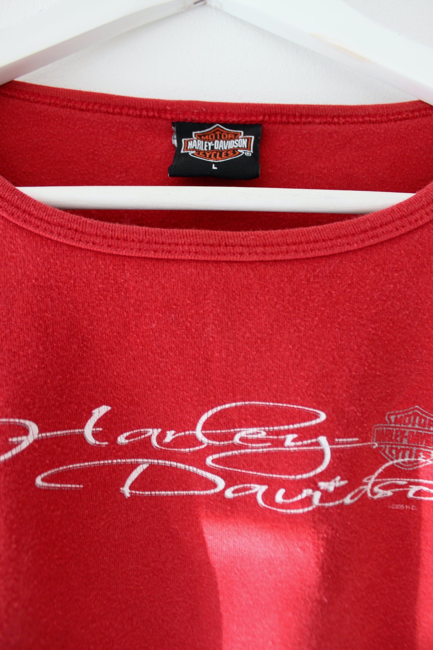 HARLEY DAVIDSON CUSTOM CROP TOP - CLOSET LUNA