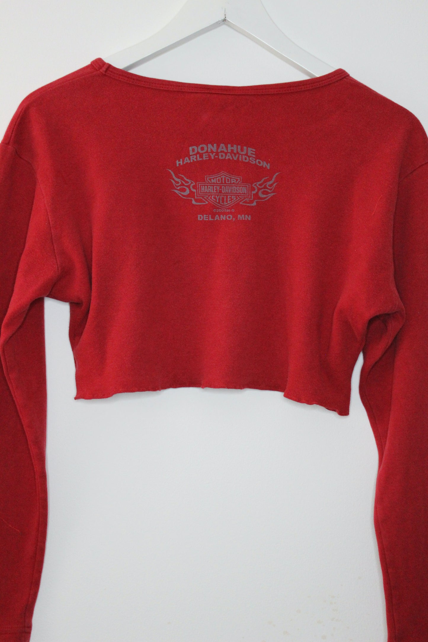 HARLEY DAVIDSON CUSTOM CROP TOP - CLOSET LUNA
