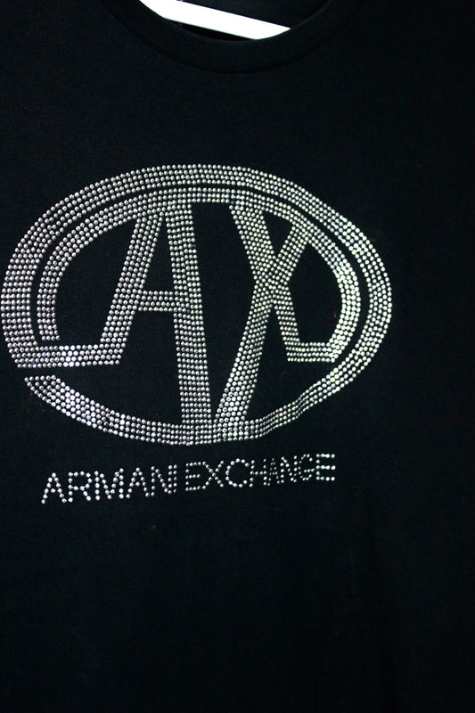 ARMANI RHINESTONE TEE - CLOSET LUNA