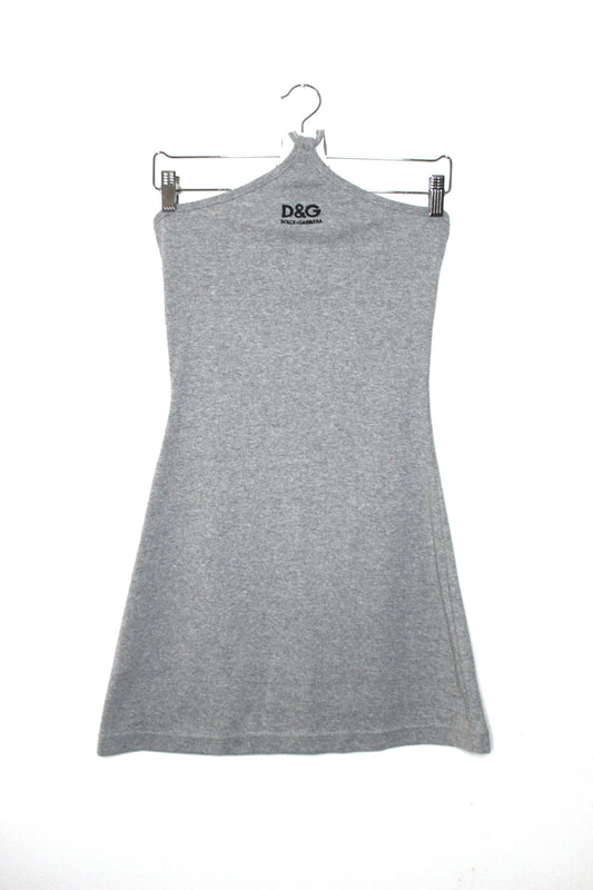 DOLCE & GABBANA HALTERNECK MINI DRESS - CLOSET LUNA
