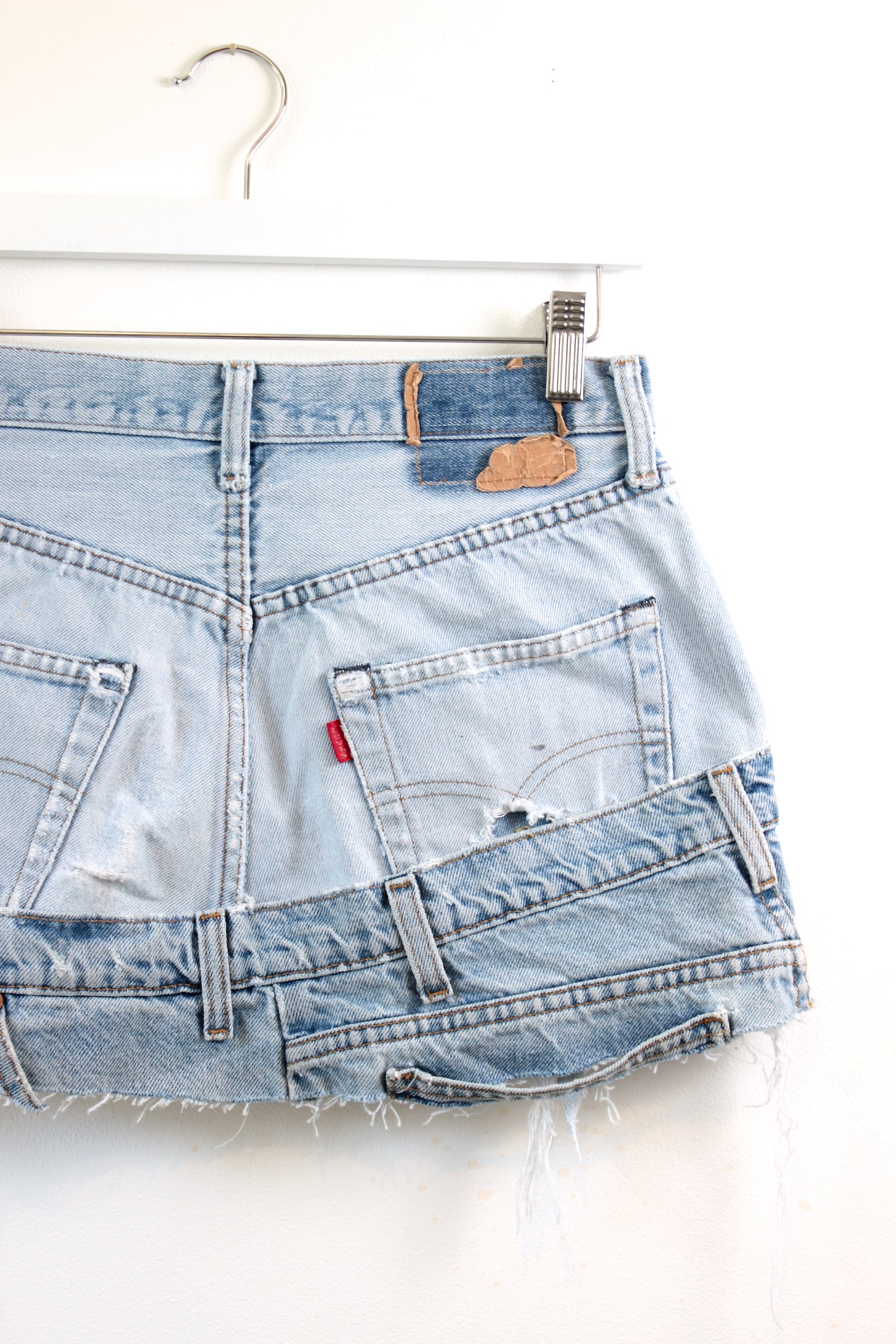"LAYERED" CHAIN MINI SKIRT W29 - CLOSET LUNA