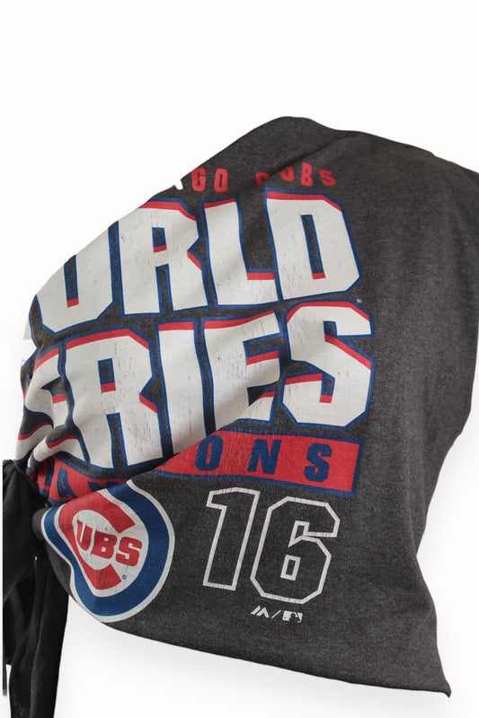 CUSTOM VINTAGE GRAPHIC ONE SHOULDER TEE