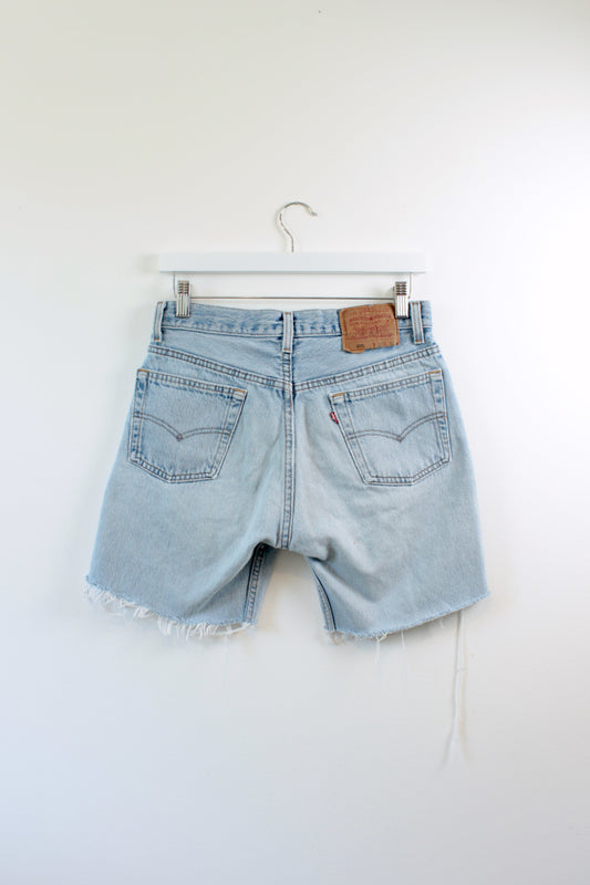 "DAD" VINTAGE CUSTOM LEVI 501 SHORTS DENIM W29 - CLOSET LUNA