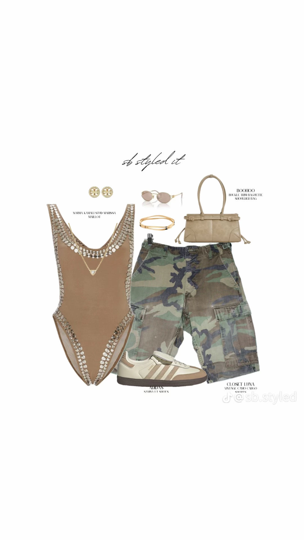 Luna Camo Dad Short - CLOSET LUNA