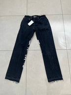 Luna Low Script Jeans - CLOSET LUNA