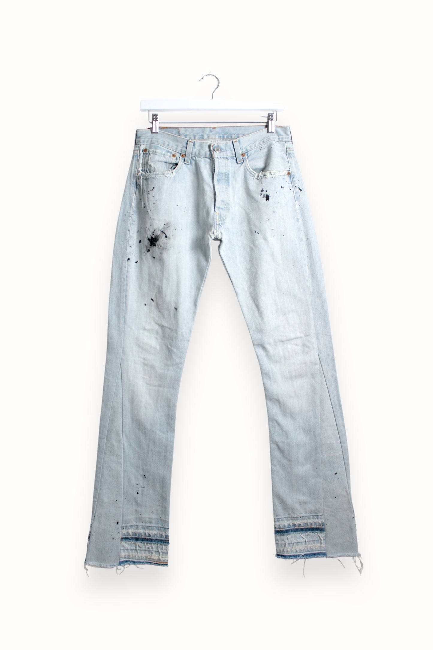"FLARE" PAINT JEANS SKYE | W31