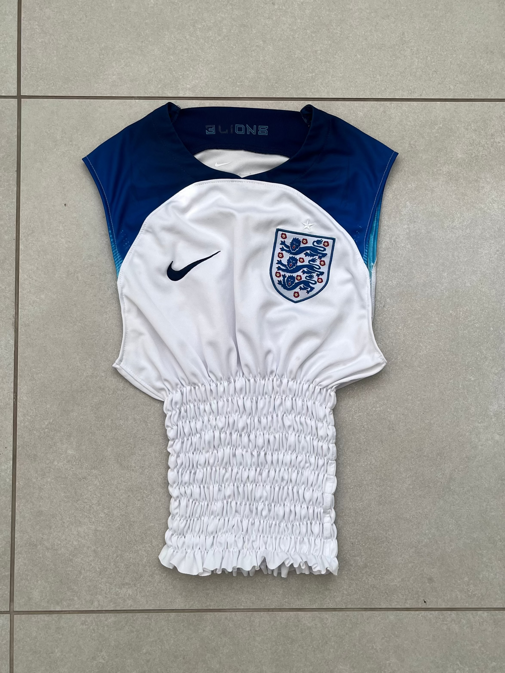 England Shirred Tee 08 - CLOSET LUNA