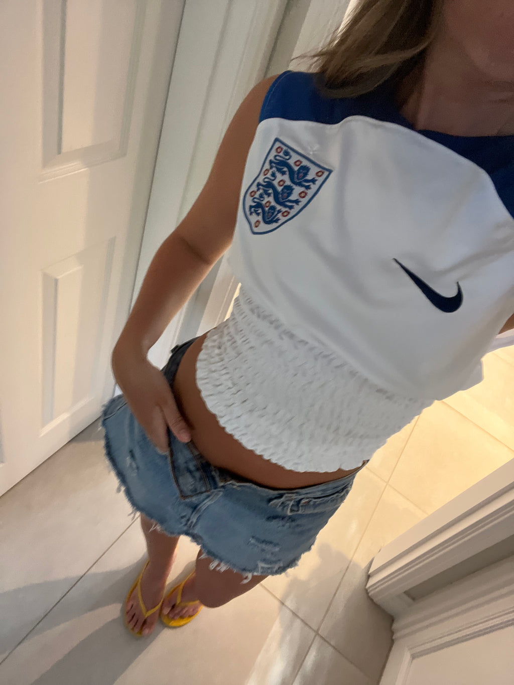 England Shirred Tee 08 - CLOSET LUNA