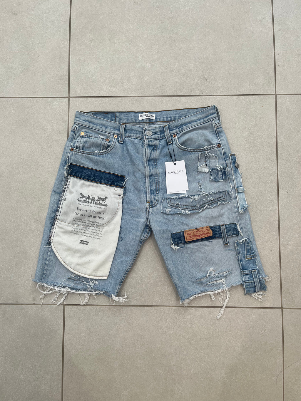 Luna Exposed Dad Short - CLOSET LUNA