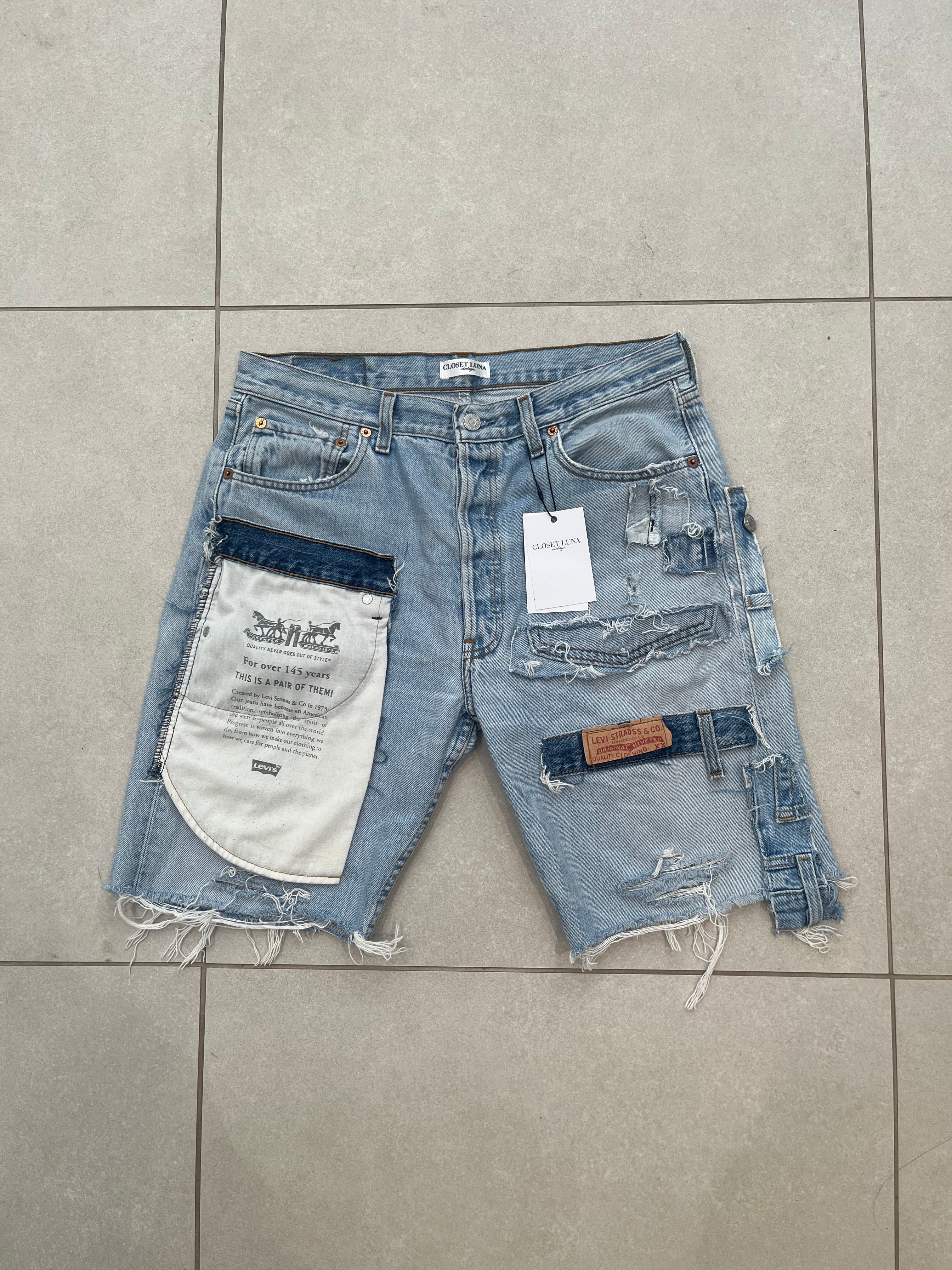 Luna Exposed Dad Short - CLOSET LUNA