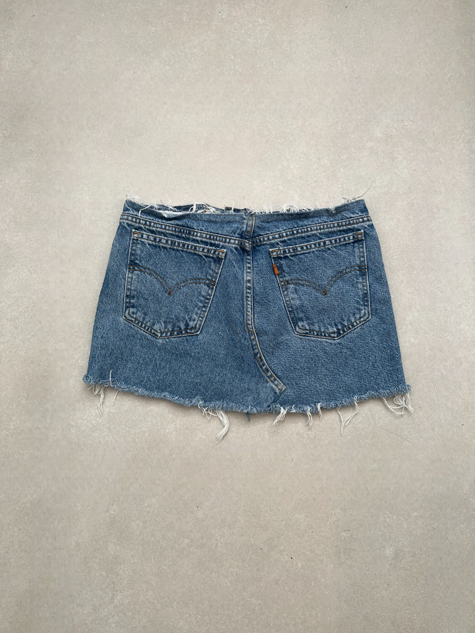 "NO WAIST" VINTAGE LEVI DENIM SKIRT - MADE TO ORDER - CLOSET LUNA