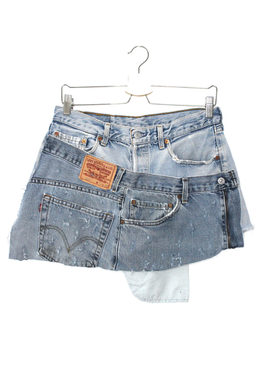 "WRAP" MINI SKIRT W30"