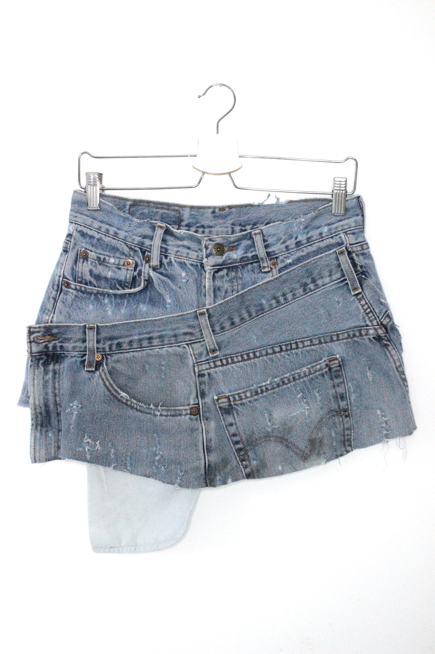 "WRAP" MINI SKIRT W29"