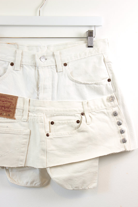 "LAYERED" MINI SKIRT W30"