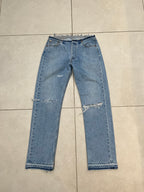 LUNA UNDONE WAIST JEAN - CLOSET LUNA