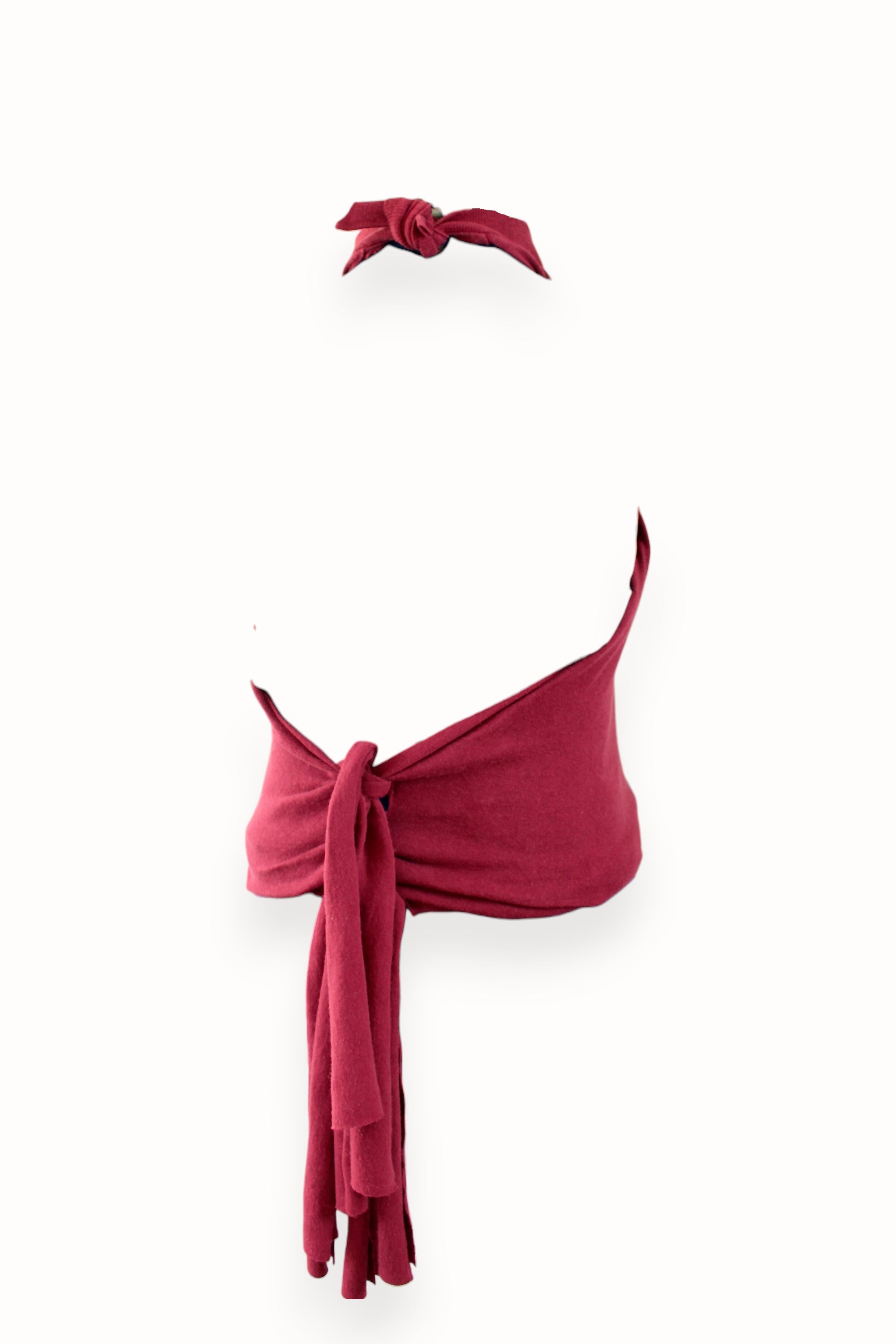 CUSTOM VINTAGE GRAPHIC HALTER NECK TEE - CLOSET LUNA