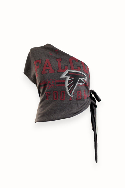 CUSTOM VINTAGE GRAPHIC ONE SHOULDER TEE - CLOSET LUNA