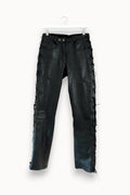 Luna Lace Up Leather Pants 05 - CLOSET LUNA