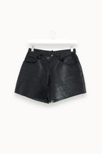 Luna Leather Mini Shorts - CLOSET LUNA
