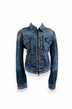 VINTAGE LEVI ZIP UP DENIM JACKET | SIZE M - CLOSET LUNA