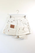 "LAYERED" REWORKED CUSTOM DENIM VINTAGE LEVI MINI SKIRT W30" - CLOSET LUNA